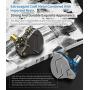 KZ ZSN Pro Dynamic Hybrid Dual Driver in Ear Earphones Detachable Tangle-Free Cable Musicians in-Ear Earbuds Headphones (Blue Without Mic)