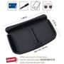 Anti-Slip Cell Phone Pad Universal for Car Dashboard Non-Slide Silicone Rubber Gel Mat Cell Phone Holder for Smartphone X/8/7 Plus Galaxy Note 8 S9 S8 Plus or GPS Devices Sunglasses Cards Coins