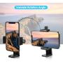 UBeesize Cell Phone Tripod Mount with Wireless Remote, Selfie Stick Monopod Head and Tripod Adapter Stand Holder Compatible with iPhone Android and All Phones