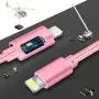 Phone Cable 4pcs 3FT 6FT 6FT 10FT Nylon Braided Cord Charger Compatible with PhoneX/Phone8/8Plus/7/7Plus/6/6s/6Plus and More (Rose) Phone Cable 4pcs 3FT 6FT 6FT 10FT Nylon Braided Cord Charger Compatible with PhoneX/Phone8/8Plus/7/7Plus/6/6s/6Plus and More (Rose)