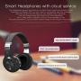 Bluedio V5.0 Bluetooth Headphones Over Ear, Wireless Bluetooth On-Ear Stereo Earphones Noise Cancelling, Soft Memory-Protein Earmuffs, w/Mic