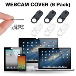 Laptop Webcam Cover Slide, Ultra Thin Round Hole Laptop Camera Cover Slide Blocker for Computer MacBook Pro iMac PC Tablet Notebook Surface Pro Echo Show Camera, Not Support Cell Phone