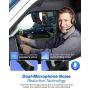 Mpow HC3 Bluetooth Headset V5.0, Dual Microphone Wireless Headphones for Truck Driver, Office,Call Center,Cell Phone，Noise Canceling, Single On Ear Headset(Wired Option)