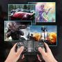 Vbepos Mobile Game Controller 2.4G Wireless Gamepad Bluetooth Gaming Joystick Compatible with iPhone iOS/Android Phone/PC Windows/Smart TV/TV Box/ PS3 - Black