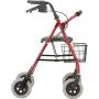 NOVA Cruiser Deluxe Rollator Walker, Red