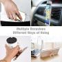 IVSO Finger Ring Stand, Cell Phone Ring Holder 360 Rotation Ring Car Mount for All Smartphone,Finger Grip Rings (Black and Rosegold)
