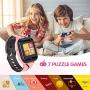 【Kids Smartwatch】- Children‘s Smart Watch Phone, 10 Can Be Set Name SOS Two-Way Calling Music Player Games HD Camera Alarm Clock Calculator Set Wallpaper for Free, Suitable for Teenagers 4-12y(Pink)