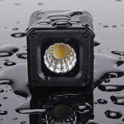 ULANZI L1 Pro Mini LED Light Waterproof LED Lighting with 20 Color Gels for Smartphone Camera Drone Photography,Video, Underwater,Compatible w DJI OSMO Action Gopro 8 7 6 5 iPhone DSLR Cameras