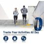 NOVETE Fitness Tracker, Bluetooth 4.0 Heart Rate Monitor Bracelet, IP67 Waterproof, Touch Screen, Smart Wristband, Pedometer Sports Activity Tracker Smart Watch for Android and iOS Smartphone