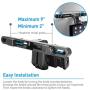 Macally Adjustable Car Seat Headrest Mount and Holder for Apple iPad Air / Mini, Samsung Galaxy Tab, Kindle Fire, Nintendo Switch, and 7" to 10" Tablets (HRMOUNT)