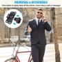 Bike Phone Mount, Detachable 360° Rotation Adjustable Universal Silicone Handlebar Cradle Motorcycle Phone Mount -for iPhone 11 Pro Max/X/XR/XS MAX/8/7 Plus, Samsung Galaxy S20 or Any Cell Phone…