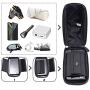 Aselife Waterproof Bike Handlebar Bag,Bicycle Phone Mount,Bicycle Phone Mount Holder Pouch Bag,Cycling Frame Transparent Touchable Case 360 Degrees Rotatable for Under 6 Smartphone