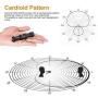 Camera Microphone Comica CVM-VM10II B Super-Cardioid Directional Condenser Video Shotgun Microphone for Canon Nikon, Sony Panasonic Olympus Fuji Cameras,Android Smartphone Mic(with Wind Muff)