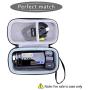 LTGEM EVA Hard Case for Kicteck Video Camera Camcorder Digital YouTube Vlogging Camera Recorder - Travel Protective Carrying Storage Bag