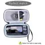 LTGEM EVA Hard Case for Kicteck Video Camera Camcorder Digital YouTube Vlogging Camera Recorder - Travel Protective Carrying Storage Bag