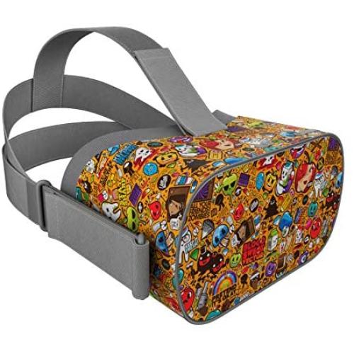 Psychedelic DecalGirl Skin for Oculus Go Mobile VR Headset - Ultra Thin Protective Vinyl Decal wrap Cover