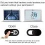 Laptop Camera Cover Slide, Anti-spy Webcam Cover for Laptop, PC, MacBook,iMac,Computer,iPad,Smartphone,Echo Spot,Tablet,Ultra Thin Camera Slide Blocker