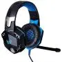 KOTION Each G2000 Over-Ear Game Headphone Headset Earphone Headband with Stereo Bass LED Light for PS4 PC Computer Laptop Mobile Phones Game - Blue