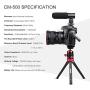 Winterjoys Single-Channel Microphone, Concept Stereo Camcorder Microphone for DSLR Camera Computer Mobile Phone PC Interview Talk Recording Microphone.