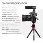Winterjoys Single-Channel Microphone, Concept Stereo Camcorder Microphone for DSLR Camera Computer Mobile Phone PC Interview Talk Recording Microphone.