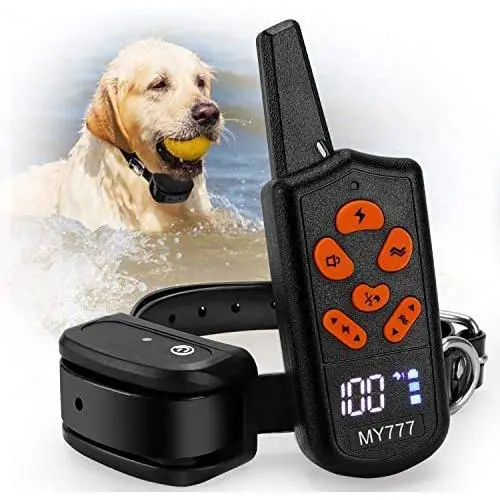 Dog Training Collar with Remote-Shock Collar for Dogs Large,Medium,Small-Waterproof E-Collar w/ 3 Correction Modes, Beep, Vibration,Shock|Pet Tech Dog Collar offer 1~100 Shock Levels ,1600ft Remote Dog Training Collar with Remote-Shock Collar for Dogs Large,Medium,Small-Waterproof E-Collar w/ 3 Correction Modes, Beep, Vibration,Shock|Pet Tech Dog Collar offer 1~100 Shock Levels ,1600ft Remote