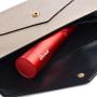 Portable Charger, BONAI Ultra-Compact Aluminum Power Bank 5000mAh Travel, High-Speed Output External Backup Battery Compatible iPhone, iPad, iPod, Samsung, Tablets - Red (Charging Cable Included)