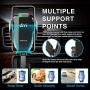 DM Wireless Car Charger 10W Qi Fast Charging Air Vent Car Phone Mount Automatic Clamping Cell Phone Holder Compatible with iPhone Xs Max/XR/XS/X/8 Plus, Samsung Galaxy S10/S10 Plus/S9/S8/S7/Note 9 10