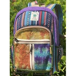 Unique Tie-dye Mini Hemp Backpack Small Back Pack Boho Backpack 100% Core Hemp| 100% VEGAN | Handmade with Love.