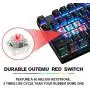 MOTOSPEED 2.4GHz Wireless/USB Wired Mechanical Keyboard 87Keys Led Backlit Red Switches Type-C Gaming Keyboard for Gaming and Typing,Compatible for Mac/PC/Laptop MOTOSPEED 2.4GHz Wireless/USB Wired Mechanical Keyboard 87Keys Led Backlit Red Switches Type-C Gaming Keyboard for Gaming and Typing,Compatible for Mac/PC/Laptop