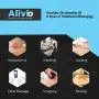 Alivio Neck Cervical Massager,Intelligent Portable Neck Massager by Logybird with Heat Cordless,3 Modes 15 Levels Smart Deep Tissue Trigger Point Massage Use at Home,Office,Outdoor,Car Alivio Neck Cervical Massager,Intelligent Portable Neck Massager by Logybird with Heat Cordless,3 Modes 15 Levels Smart Deep Tissue Trigger Point Massage Use at Home,Office,Outdoor,Car