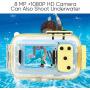 V BESTLIFE Children Camera, 8.0MP 1920x1080P 2 Inch HD IPS Screen Mini Portable Kids 10ft Waterproof Digital Video Camera Gift for Children