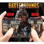 WG PUBG Mobile Game Controllers, Phone Triggers for Mobile Phone, Shooter Sensitive Controller Joysticks Gamepad for PUBG/Knives Out/L1R1(1 Pair Triggers + 3 in 1 Portable Gamepad)