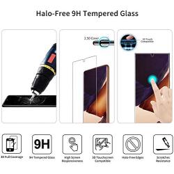 Luibor for Samsung Galaxy Note 20 Screen Protector[3 Pack]+ for Samsung Galaxy Note 20 Camera Lens Protector Anti-fingerprint Anti-Scratch Tempered Glass for Samsung Galaxy Note 20
