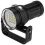 CHICIRIS LED Diving Flashlight, Waterproof Underwater Photography Fill Light with 6 Lighting Modes and Bracket Stand, Diving 100m Torch Lamp for Outdoor Underwater Photography, Shooting