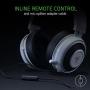 Razer Kraken 7.1 V2: 7.1 Surround Sound - Retractable Noise-Cancelling Mic - Lightweight Aluminum Frame - Gaming Headset Works with PC & PS4  - Mercury