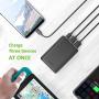 Omars Power Bank 10000 mAh 4-Port USB-C & USB-A Portable & Lightweight Smalllest Portable Charger for iPhone 11 pro/ 11/ XR/X/8Plus, iPad/iPad Pro/iPad Mini, Samsung Galaxy S9/Note (Black, Mini)