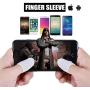 PASNOWFU PUBG Mobile Trigger Mobile Game iOS & Android Controller, Aim Trigger Fire Buttons L1R1 Shooter Sensitive Joystick 【Two Buttons + Gamepad + Finger Sleeve + Joystick】