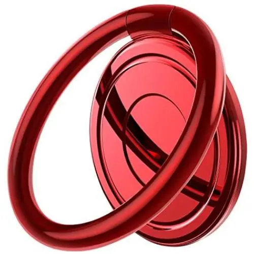 RANVOO Phone Ring Holder, Cell Phone Finger Kickstand, Adjustable and Rotatable Stand Compatible with All Smartphone for iPhone SE/ 11 Pro Max/11 Pro/11/7/8/7 Plus/8Plus/Xs/XR/Note 10 S10 LG, Red RANVOO Phone Ring Holder, Cell Phone Finger Kickstand, Adjustable and Rotatable Stand Compatible with All Smartphone for iPhone SE/ 11 Pro Max/11 Pro/11/7/8/7 Plus/8Plus/Xs/XR/Note 10 S10 LG, Red