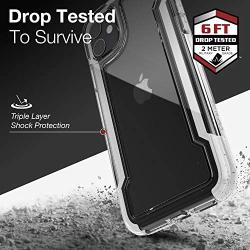 X-Doria Defense Clear, iPhone 11 Case - Military Grade Drop Protection, Shock Protection, Clear Protective Case for Apple iPhone 11, (White)