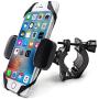 Bike Motorcycle Phone Mount 360°Rotatable Adjustable Universal Silicone Motorcycle Phone Mount Bicycle Holder Compatible with iPhone 11 Pro Max/X/XS MAX/XR/8/8 Plus Samsung or Any Other Smartphone