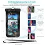 Syncwire Waterproof Phone Pouch [2-Pack] - Universal IPX8 Cell Phone Waterproof Case Dry Bag Protector with Lanyard for Taking Pictures Compatible with iPhone, Samsung and More Up to 7 Inches