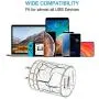 momen USB Wall Charger, Wall Fast Charger with Foldable Travel Plug for iPhone 11/Xs/XS MAX/XR/X/8/7, Samsung, LG, HTC, Kindle, PS4, 2 USB Wall Charger 5V/2.1A Wall Charger Block with Blue Night Light