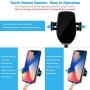 Wireless Car Charger Mount,10W Auto-Clamping Fast Qi Wireless Charging Air Vent Phone Holder,Compatible/w iPhone 11 Series/Xs MAX/XS/XR/X/8/8p,Samsung S10/S10+/S9/S9+/S8/S8+ and More