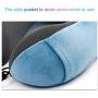 Travel Pillow, Neck & Cervical Pillows Pure Memory Foam Head Support Super Soft for Sleeping Rest, Airplane Car Bus & Home with Machine Washable Cover, Reusable Bag & Large Side Cellphone Pocket -Blue Travel Pillow, Neck & Cervical Pillows Pure Memory Foam Head Support Super Soft for Sleeping Rest, Airplane Car Bus & Home with Machine Washable Cover, Reusable Bag & Large Side Cellphone Pocket -Blue