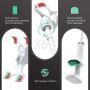UGREEN Gooseneck Phone Holder for Bed Desk Flexible Cell Phone Clip Clamp Overhead Phone Mount Long Arm Compatible for iPhone 11 Pro Max SE XR XS 8 Plus 6 7 5, Samsung Galaxy S20 S10 S9 S8 S7, White