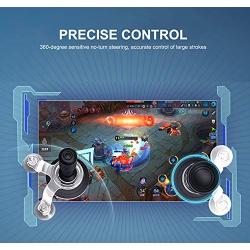 Universal Mobile Game Grip Joystick,Touch Screen Gamepad Controller Rocker, Ergonomic Design Handle Holder Compatible for Smart Phone Pads Games