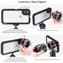 ULANZI DOF Adapter with Sony E Mount for iPhone Samsung Google etc, Turn Your Smartphone into a Real Camera, Fits Full Frame Manual Lens