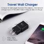 Adaptive Fast Charger Adapter Compatible Samsung Galaxy S9 S9 Plus S8 S8+ S10 S10e Note 8 Note 9, 2 Pack Charging Adapter + 2 Pack 6.6ft Type-C Cables