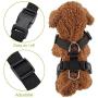 SlowTon Dog Car Harness Plus Connector Strap, Multifunction Adjustable Vest Harness Double Breathable Mesh Fabric with Car Vehicle Safety Seat Belt