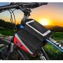 ZFF Bicycle Bag on The Tube Package Front Bag Accessories Waterproof Wear-Resistant Fabric Sensitive Touch Mobile Phone Accessories Riding Bag